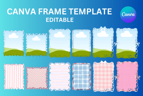 Border Whimsical Canva Frame Coquette: Elevate Your Digital Designs