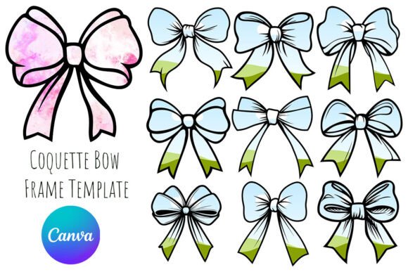 Coquette Bow Canva Frame Template: A Designer’s Guide
