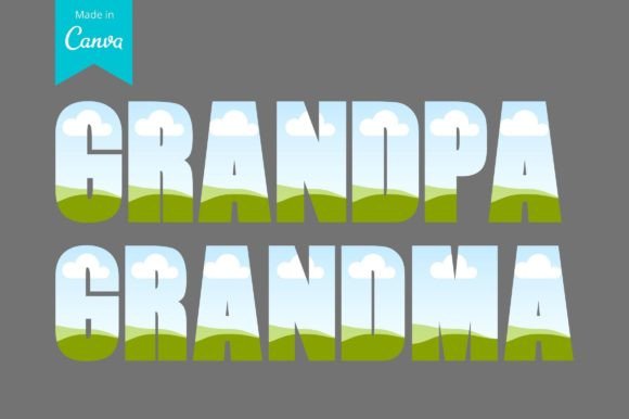 Design Heartfelt Tributes with the Grandma Grandpa Canva Frame Template