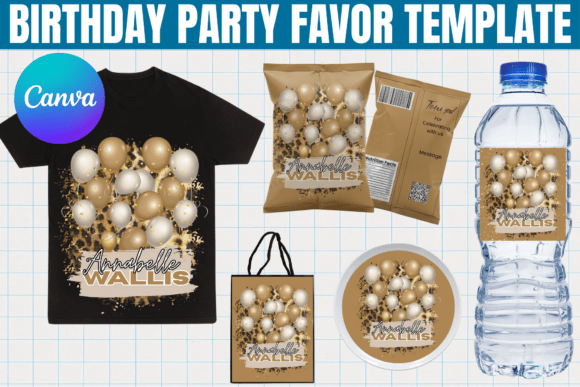 Master Your Party Theme: The Canva Editable Birthday Party Favor Template