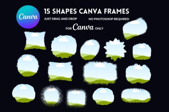 Unleash Your Creativity with 15 Editable Canva Frames