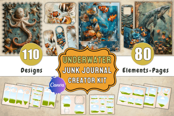 Unlock Your Creative Adventure with Underwater Junk Journal Kit